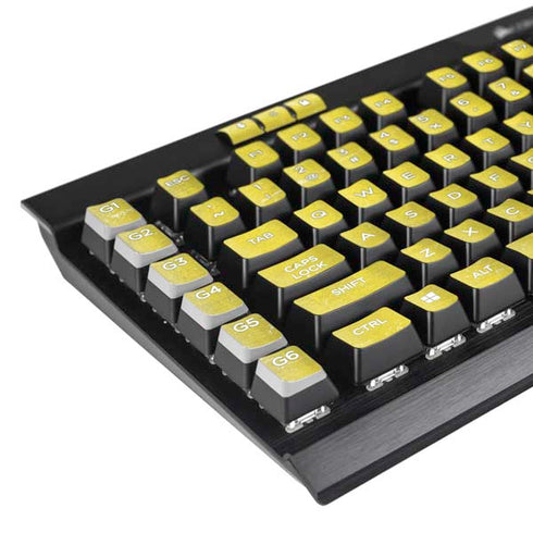 Vatican City Flag Distressed K95 RGB PLATINUM Mechanical Gaming Keyboard Skin